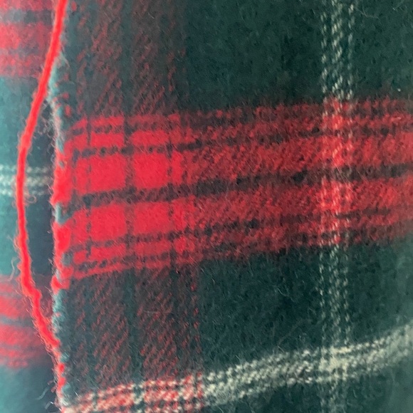 Plaid Scarf with Fringe - Picture 3 of 3